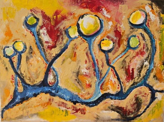 Schilderij 'Cotton waltz'