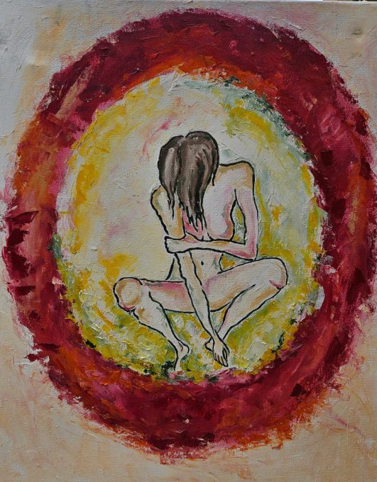 Schilderij 'Naïa'