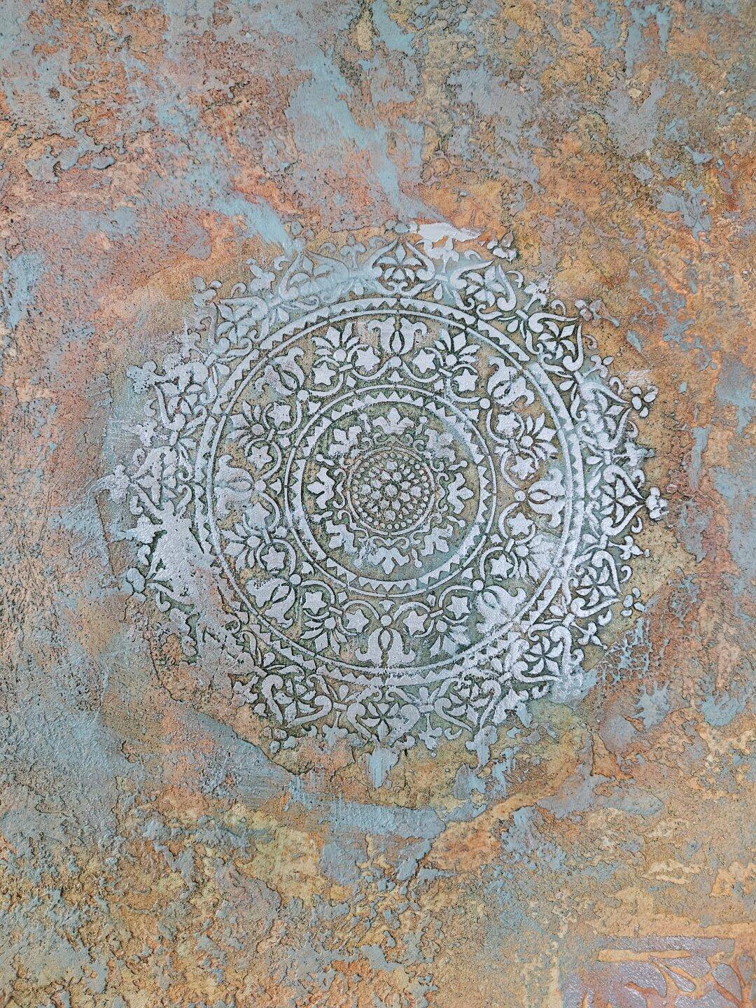 decoratief stucwerk Stencil Art